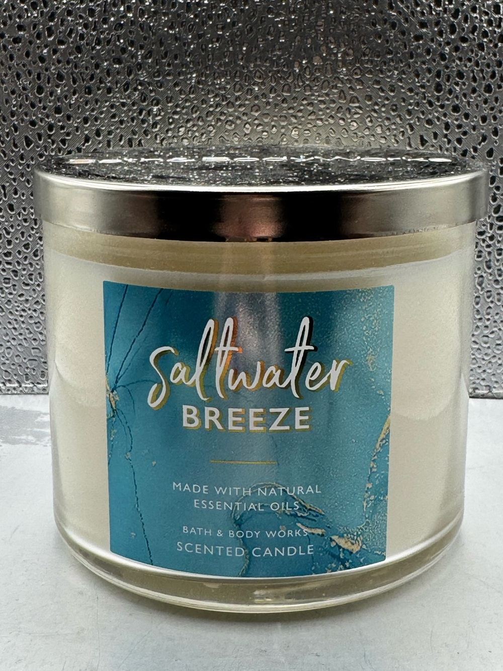 Bath & Body Works Saltwater Breeze 3 Wick Candle